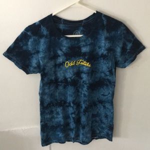 women's odd future floral tie-dye t-shirt